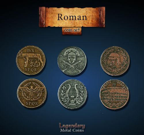 Roman Coin Set Legendary Metal Coins